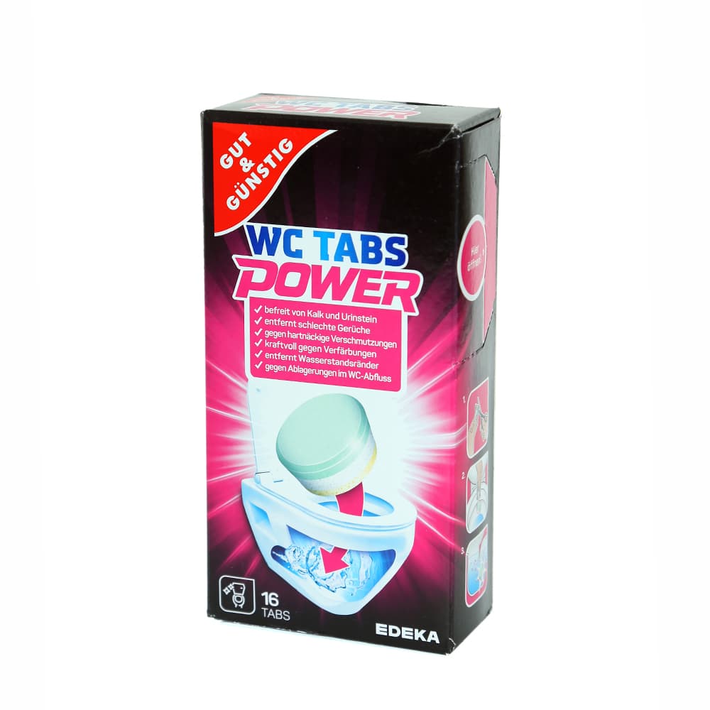 Tabletki do czyszczenia toalet WC Tabs Power 16 szt.