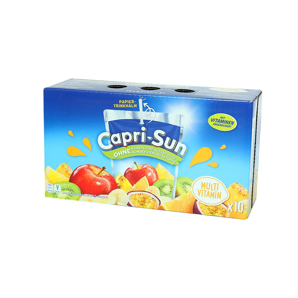 Capri-Sun Multivitamin 200 ml – napój owocowy bez konserwantów