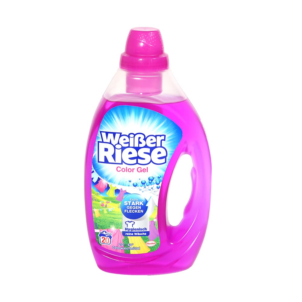 Weißer Riese Color Gel – żel do prania tkanin kolorowych 990ml (22 prań)
