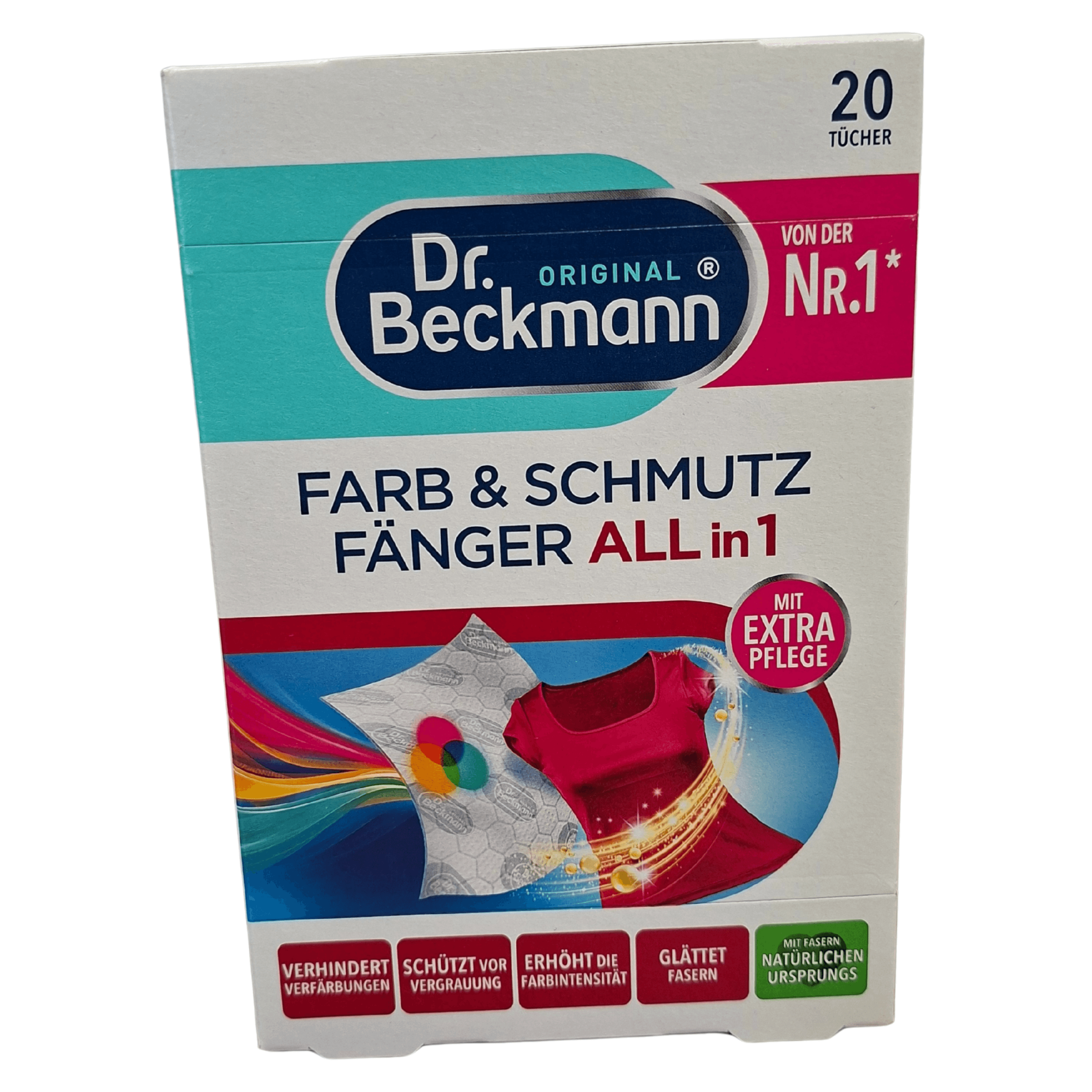 Chusteczki do prania Dr. Beckmann Farb & Schmutz Fänger All in 1 20 szt.