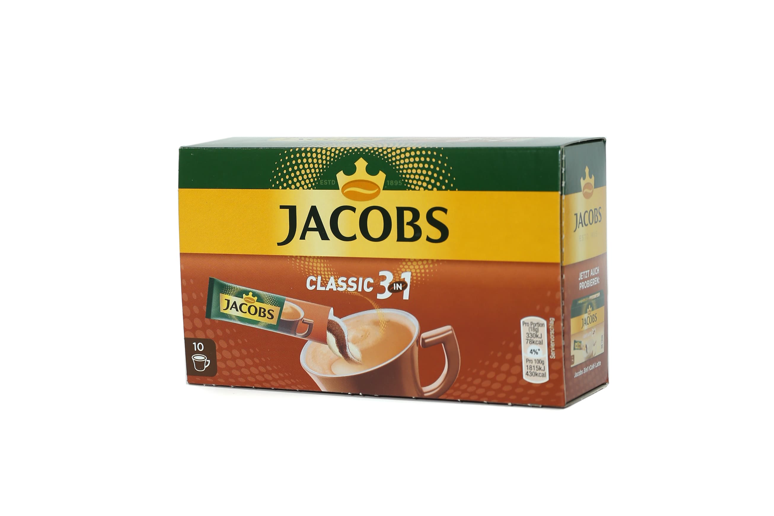 Kawa rozpuszczalna Jacobs Classic 3 in 1 – 10 saszetek