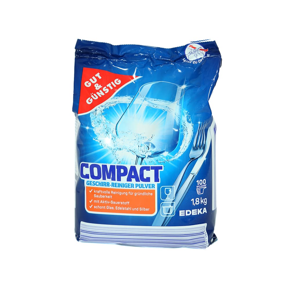 Proszek do zmywarki Compact Geschirr-Reiniger Pulver 1,8 kg