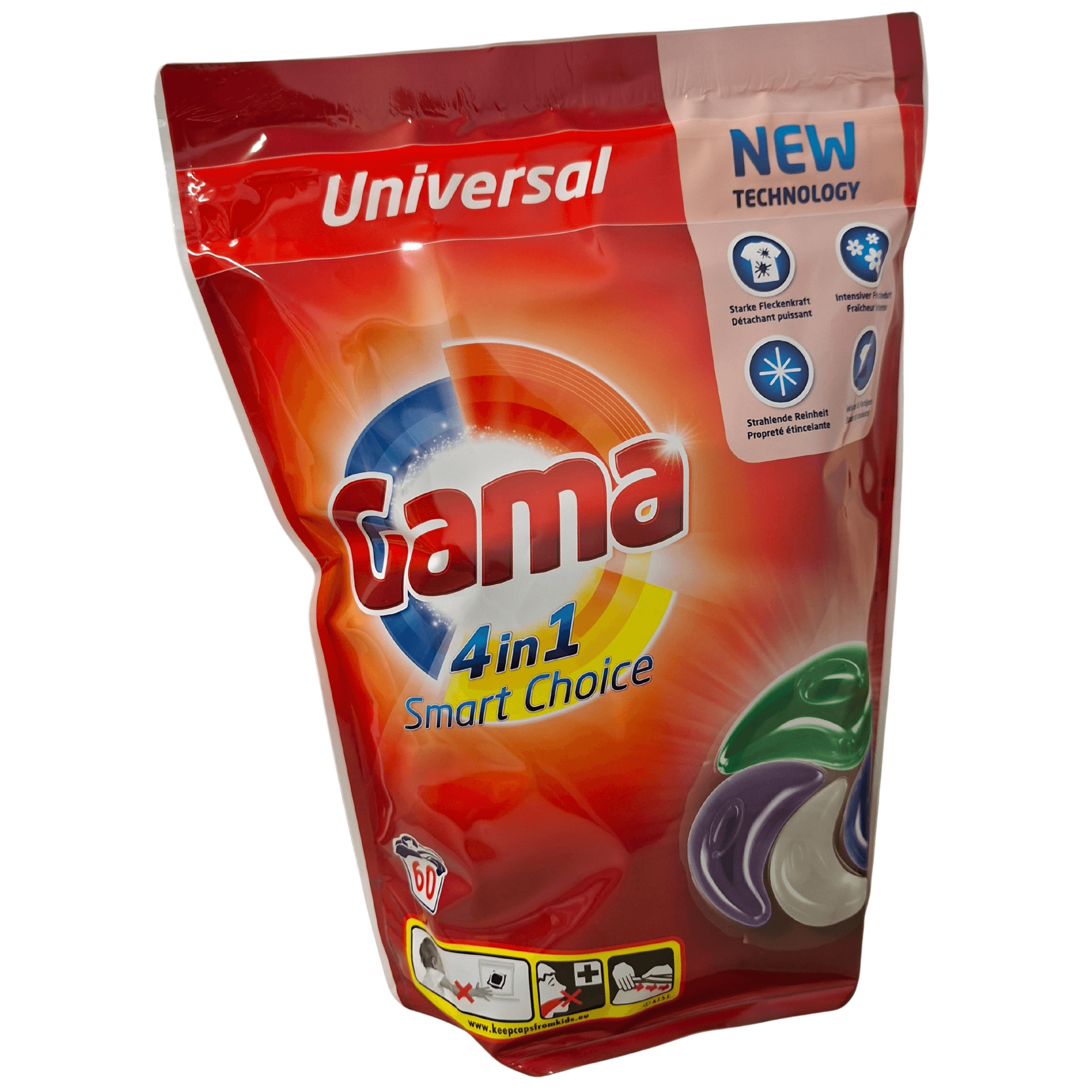 Kapsułki Do Prania Universal – Gama – 60 Sztuk