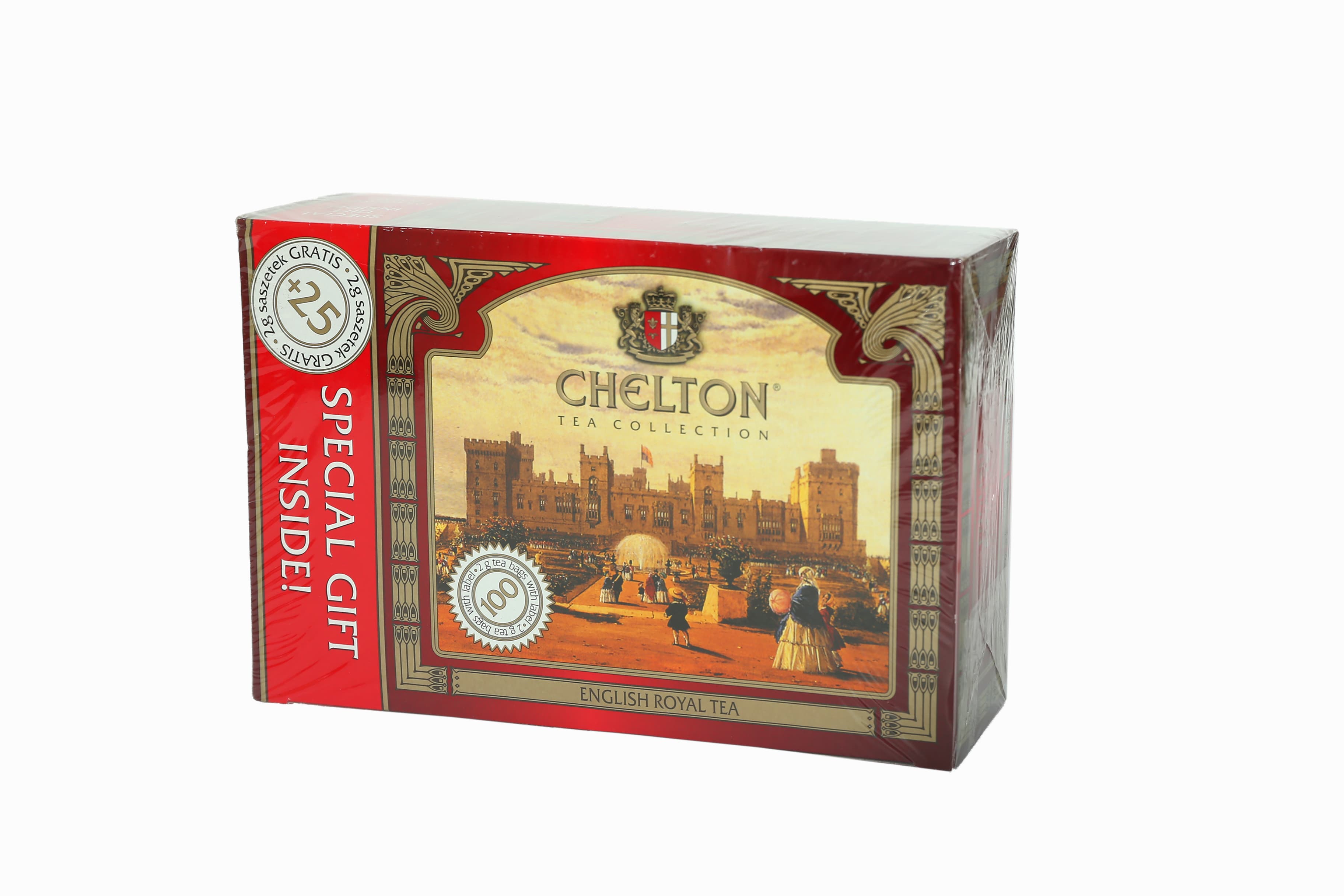 Herbata Chelton English Royal Tea 100 torebek + 25 gratis