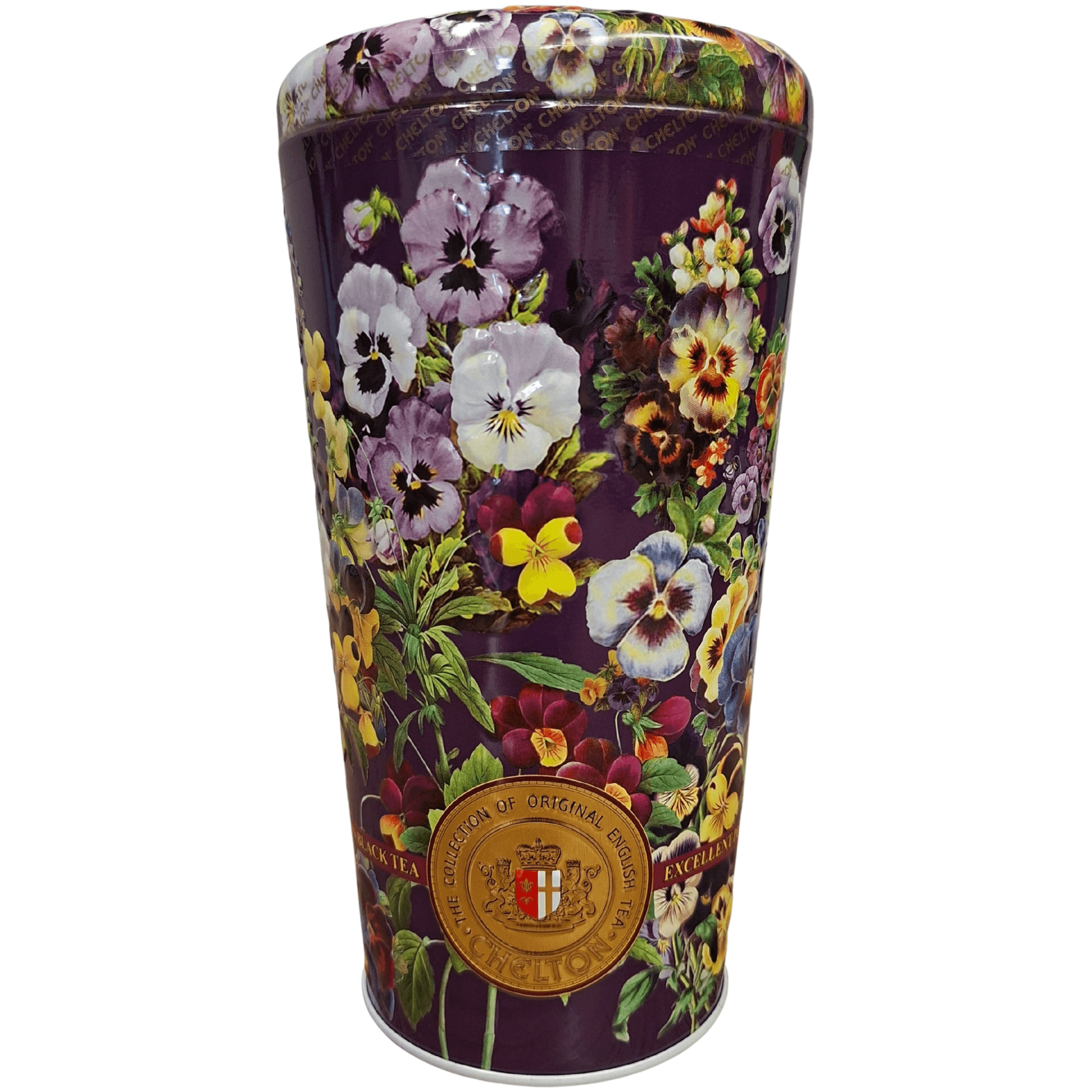 Herbata liściasta Chelton w ozdobnej puszce – kwiatowy motyw premium 100 g