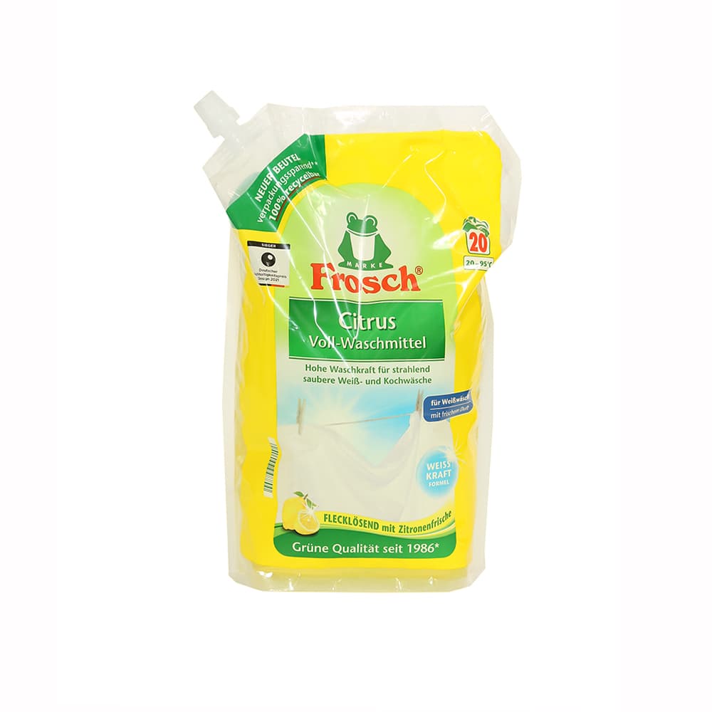 Płyn do prania Frosch Citrus Voll-Waschmittel 1,5L