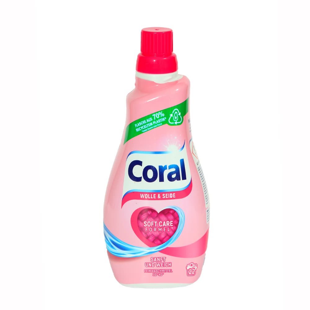 Płyn do prania Coral Wolle & Seide Soft Care Formel 1,1 L