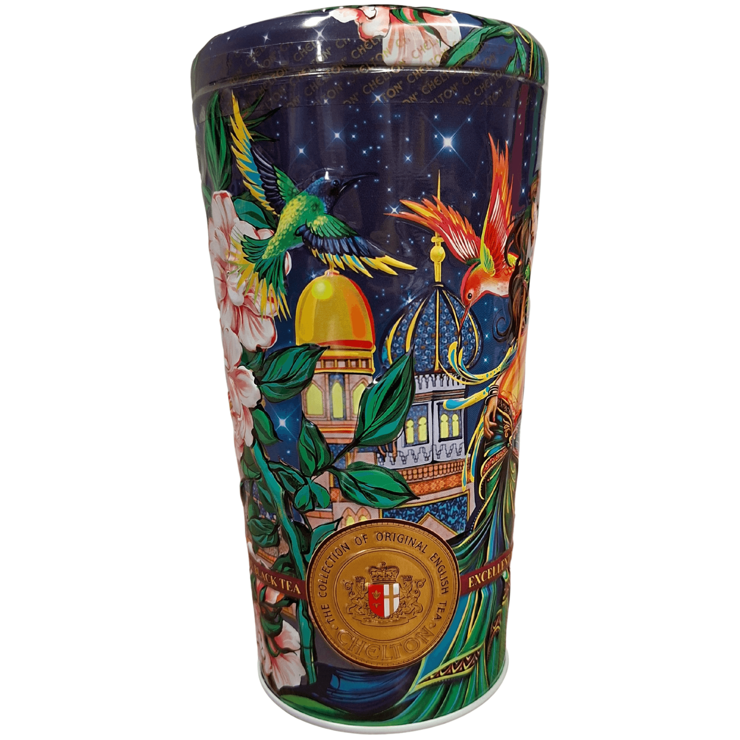 Herbata liściasta Chelton w ozdobnej puszce – motyw egzotyczny premium 100 g