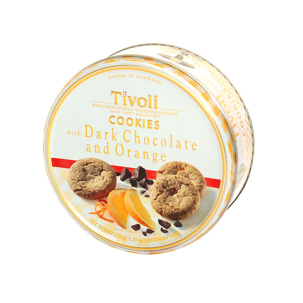 Tivoli Cookies with Dark Chocolate and Orange 150 g