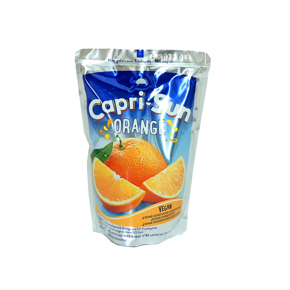 Capri-Sun Orange 200 ml – napój pomarańczowy bez konserwantów
