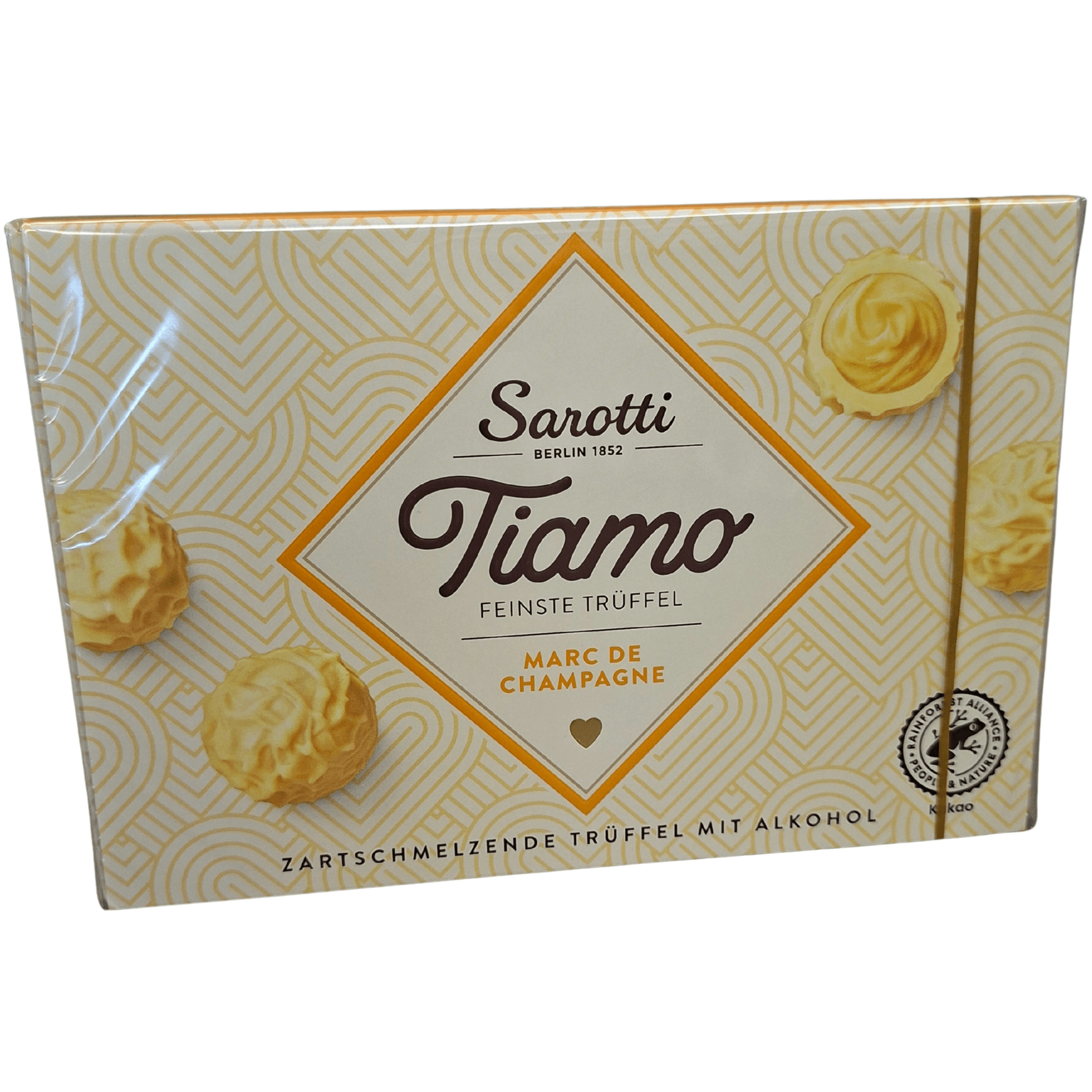 Trufle z nadzieniem Marc de Champagne – Sarotti Tiamo Feinstes Trüffel – 125 g