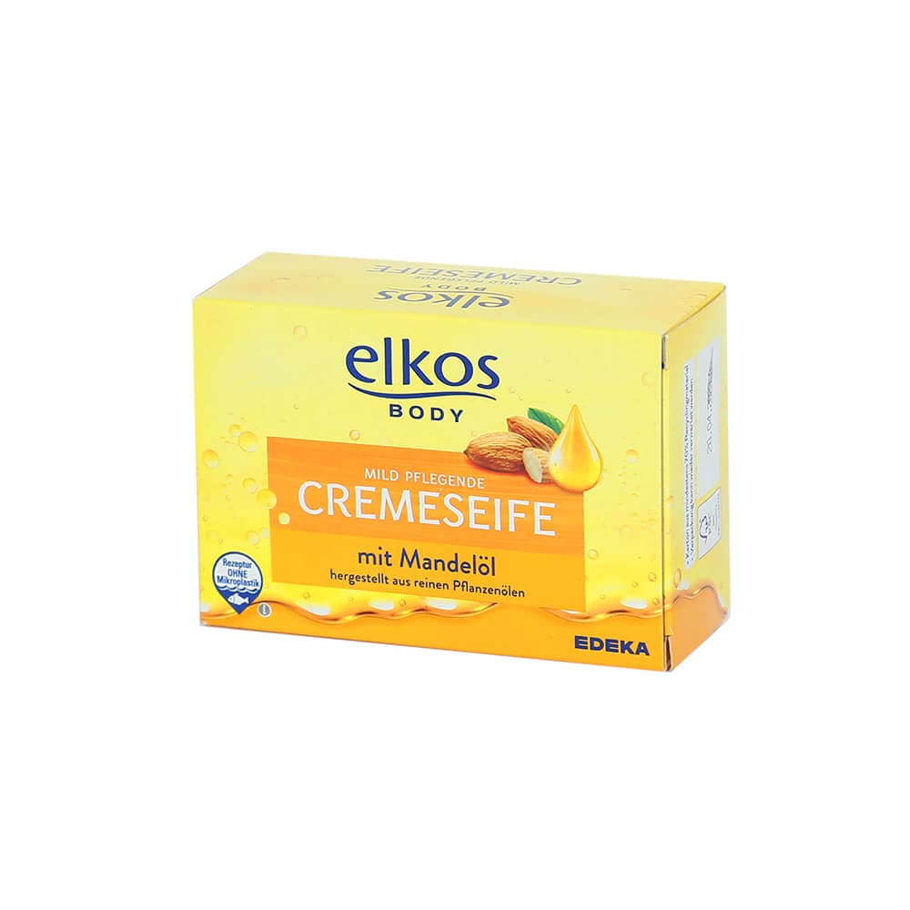 Mydło kremowe Elkos Body Creme Seife mit Mandelöl 100 g