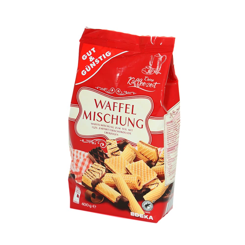 Wafle mieszane Edeka Waffel Mischung 400 g