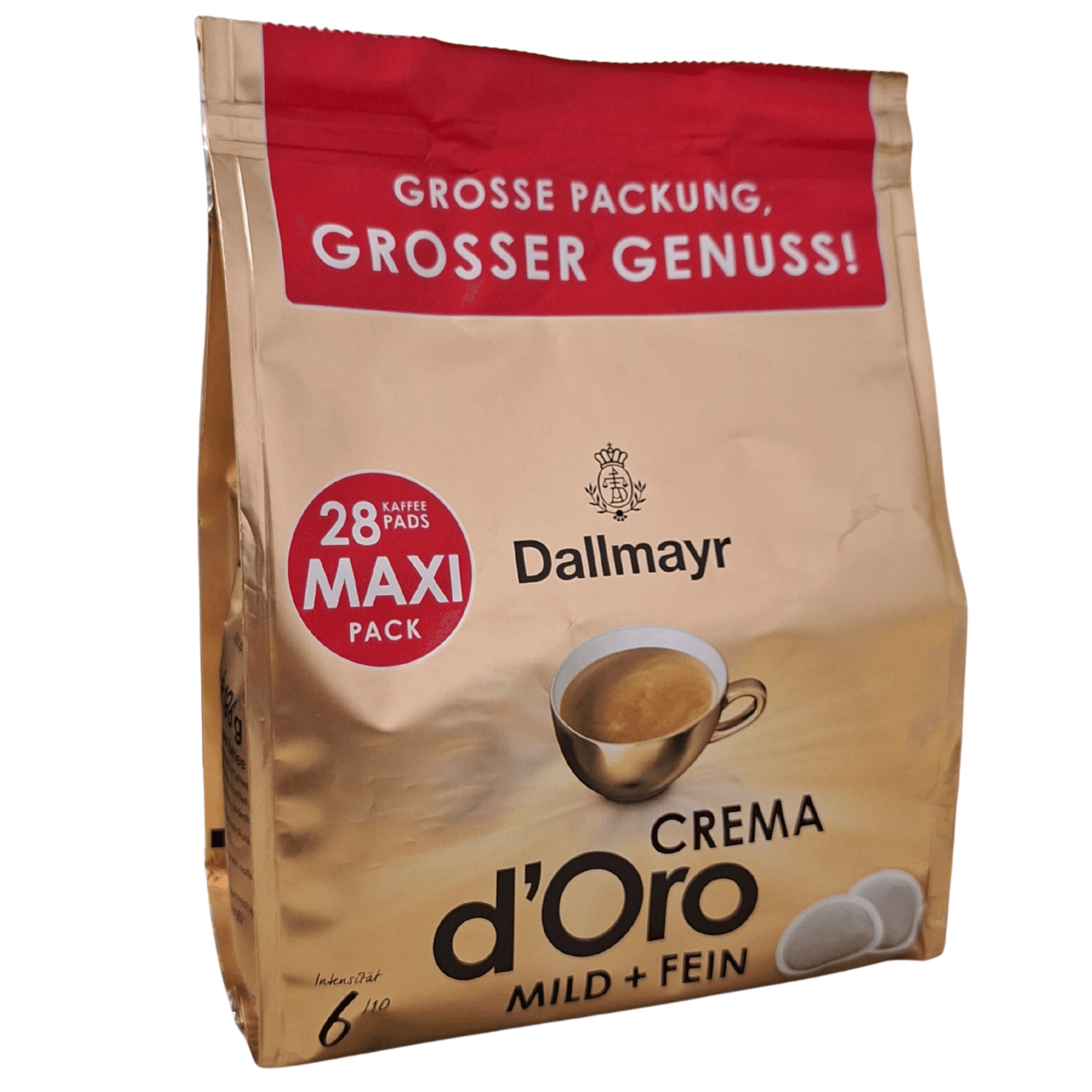 Kawa w saszetkach Dallmayr Crema d’Oro Mild & Fein 28 pads