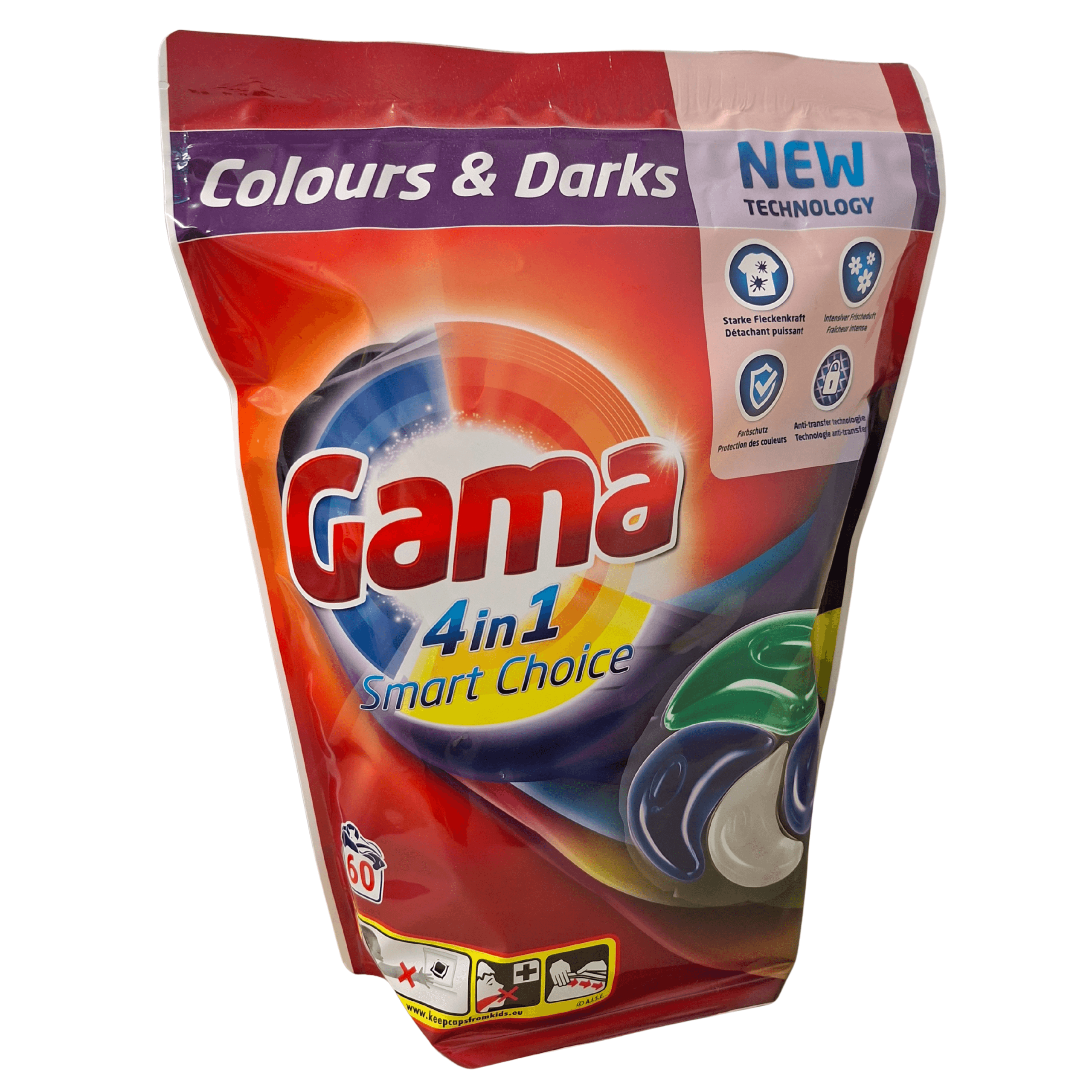 Kapsułki Do Prania Colours & Darks – Gama – 60 Sztuk