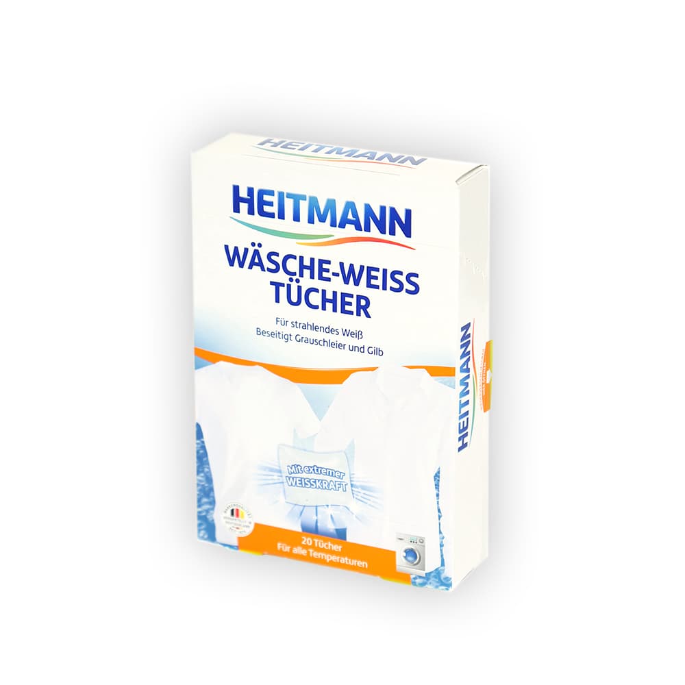 Chusteczki wybielające do prania Heitmann Wäsche-Weiss Tücher 20 szt.
