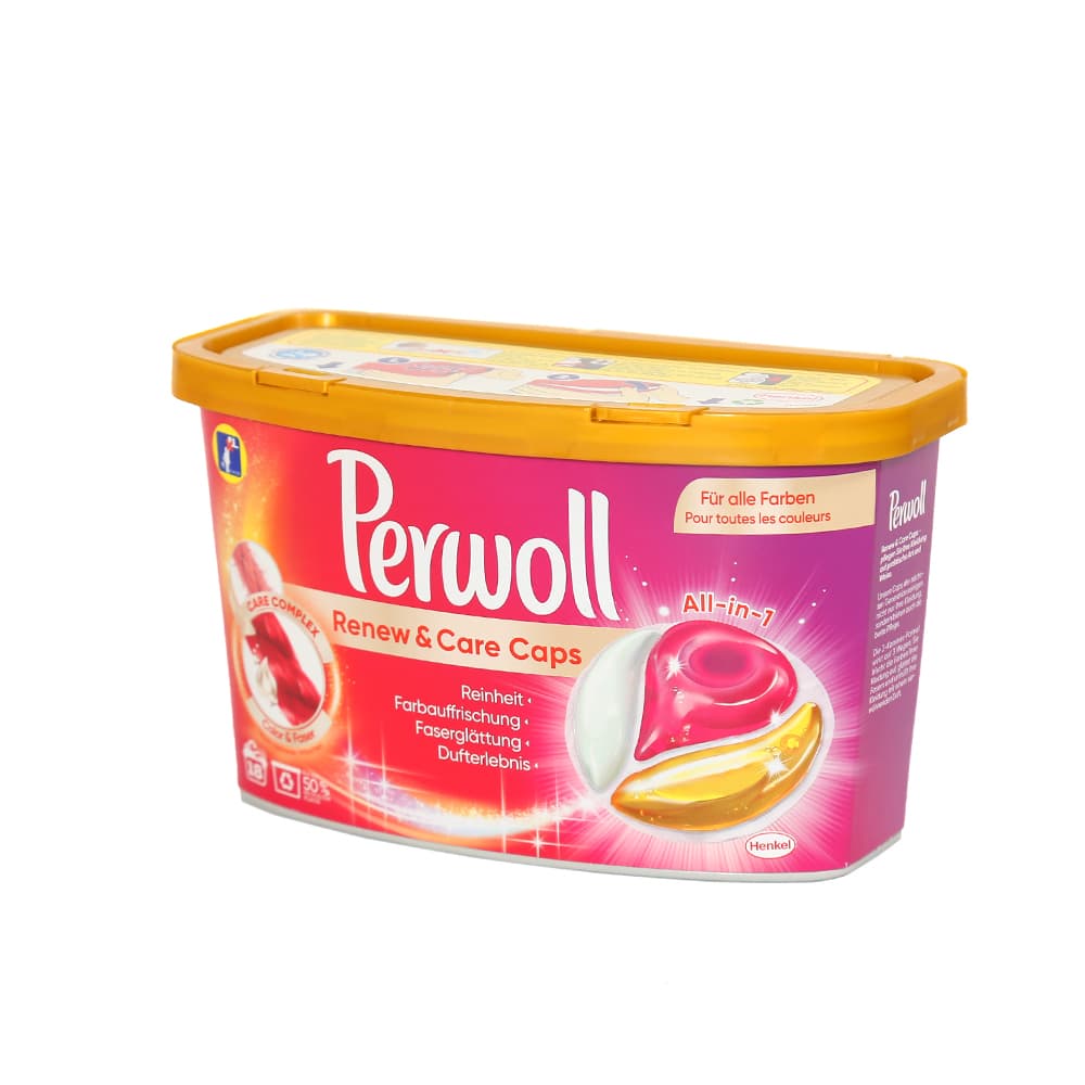 Kapsułki do prania Perwoll Renew & Care Caps Color 18 szt.