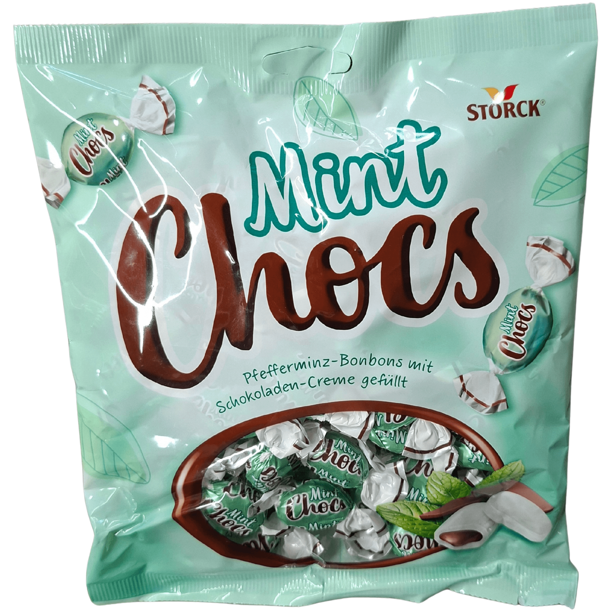 Cukierki miętowe z kremem czekoladowym – Storck Mint Chocs – 354 g