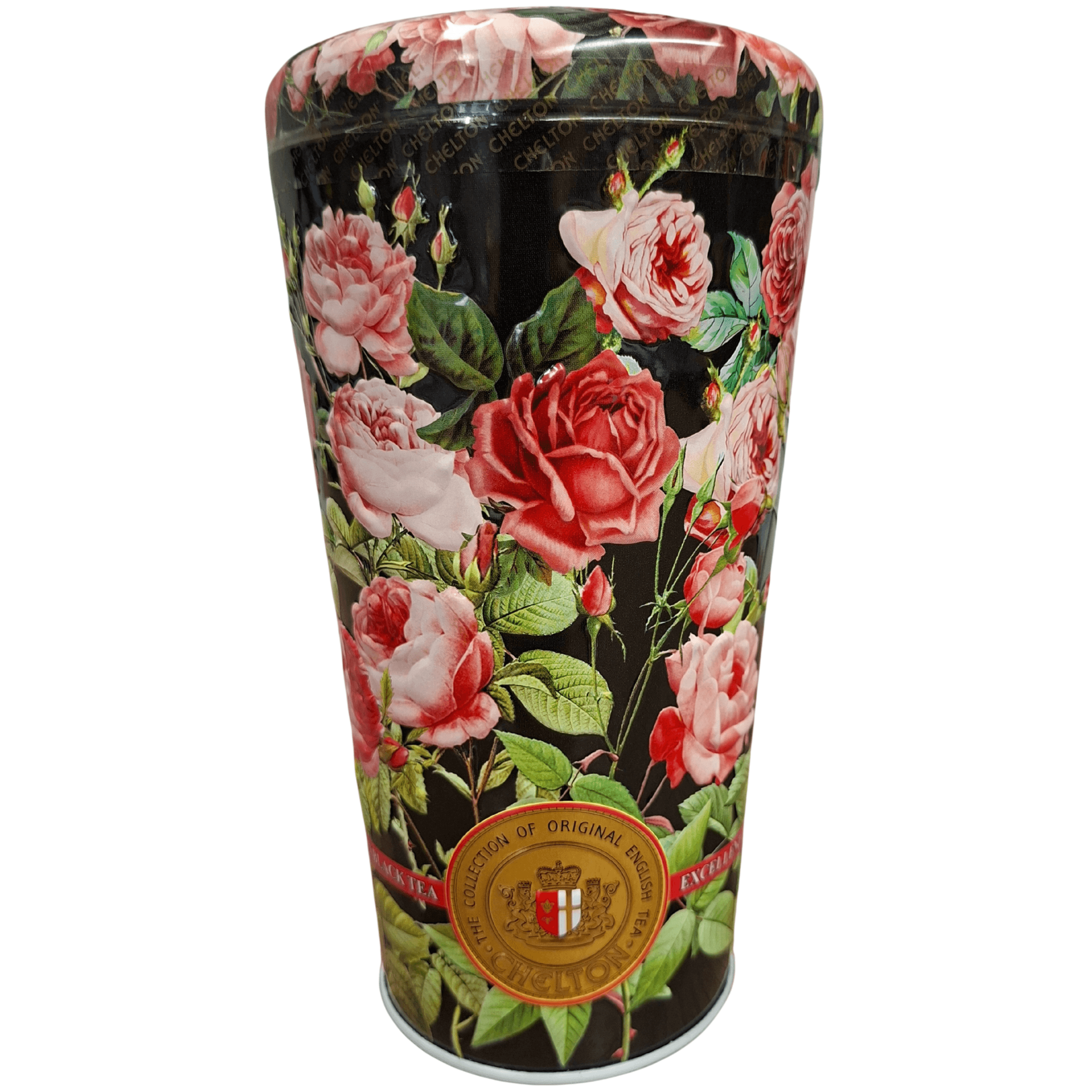 Herbata liściasta Chelton w ozdobnej puszce – różany motyw premium 100 g