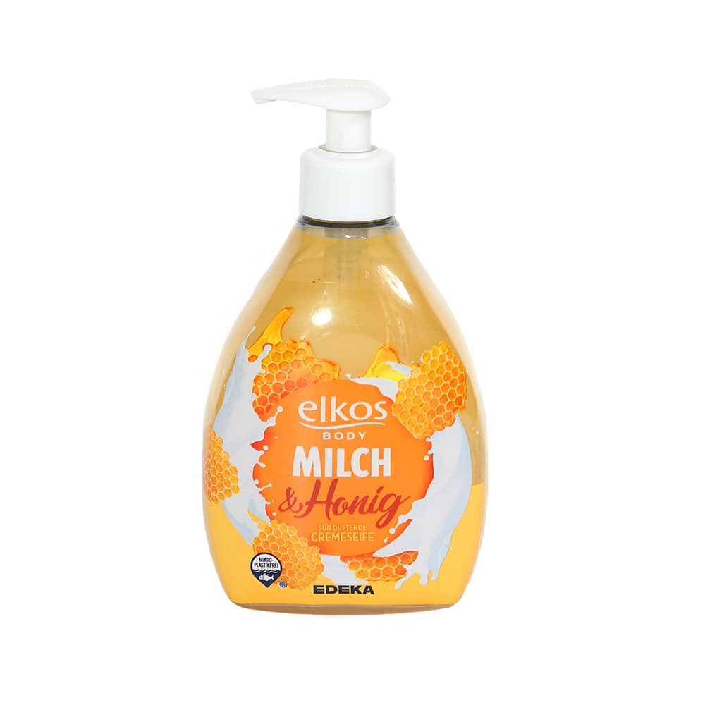 Elkos Body Milch & Honig – mydło w płynie z mlekiem i miodem 500 ml