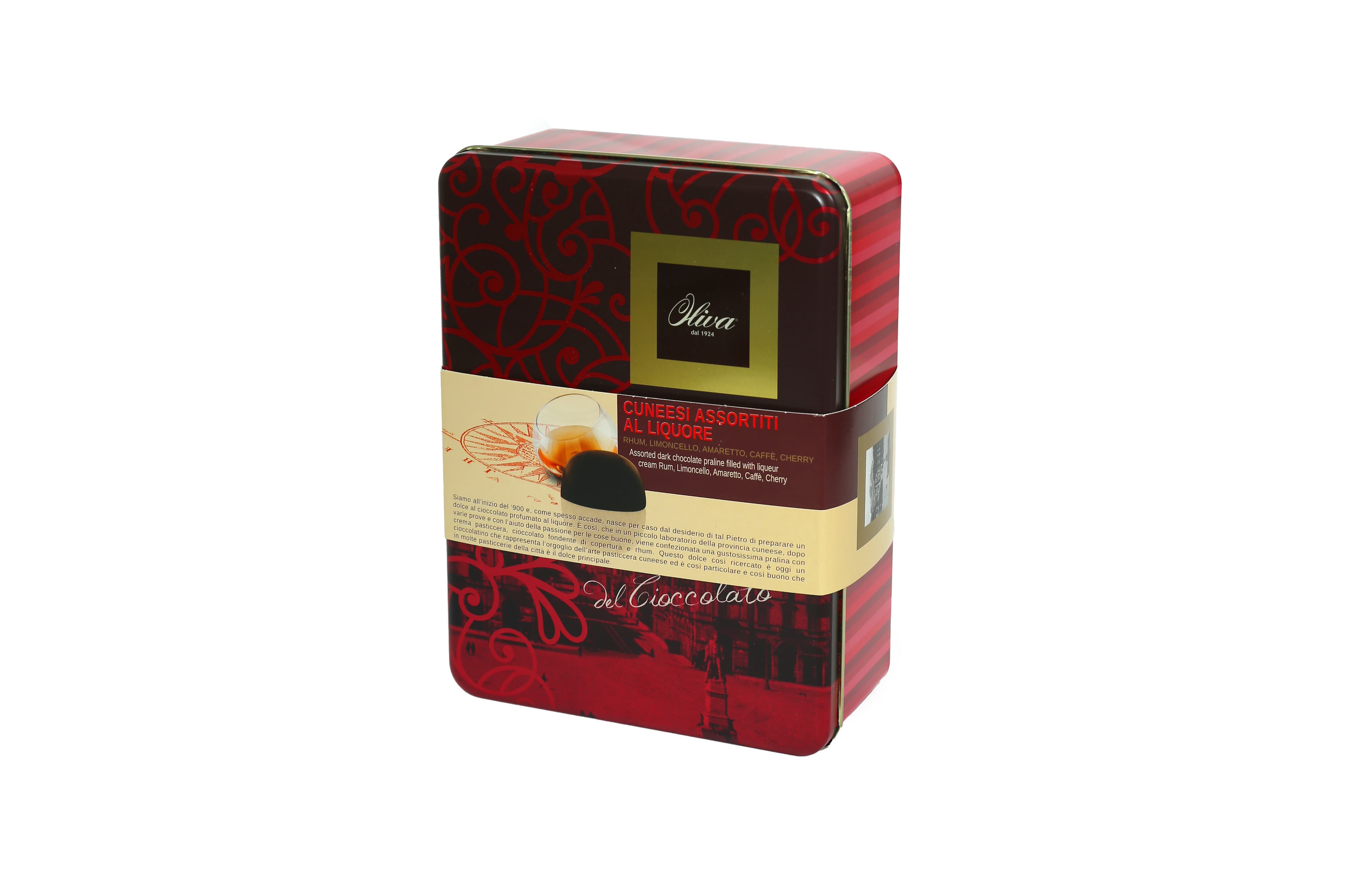 Praliny Oliva Cuneesi Assortiti al Liquore 200 g